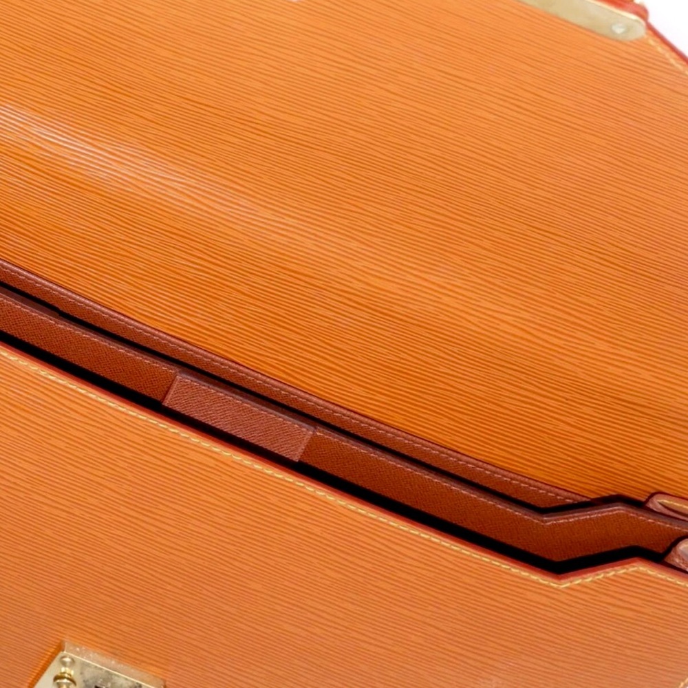LOUIS VUITTON Ambassador Cipango Gold Epi Leather Business Briefcase Laptop Bag - Picture 4 of 14